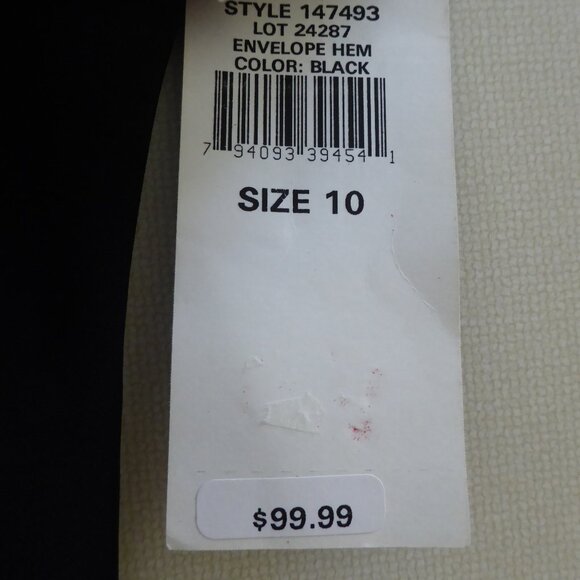 NEW S.L. FASHIONS BRAND WOMENS SHORT BLACK DRESS SIZE 10 - Picture 14 of 14